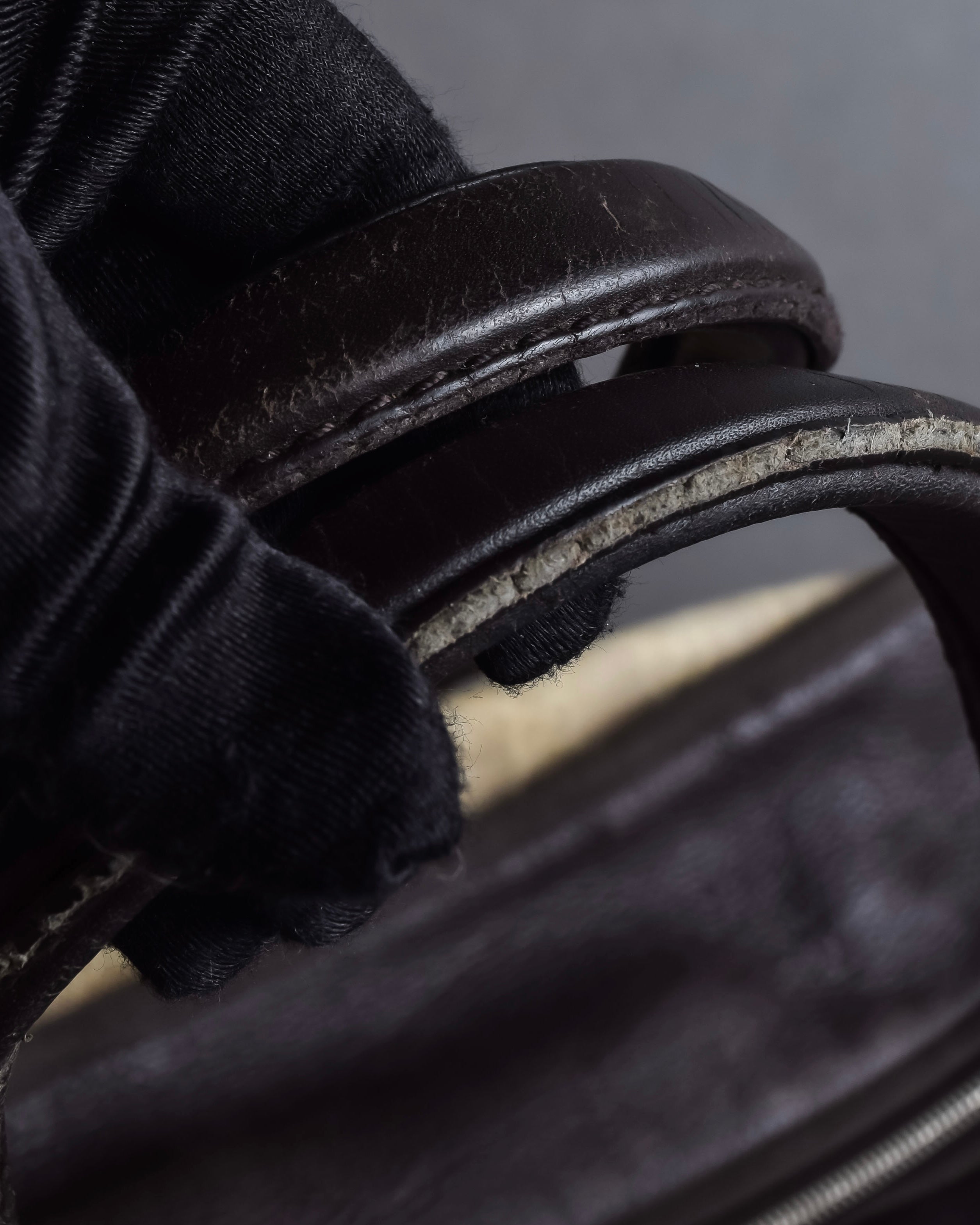 "GUCCI" GG pattern canvas leather combination boston bag