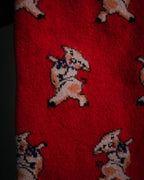 “GUCCI” 19SS Three little pigs jacquard socks