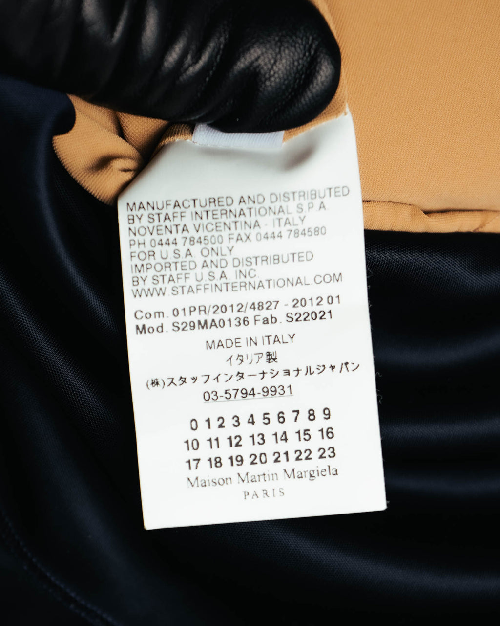 -SPECIAL– “Maison Martin Margiela” 12SS Draped satin maxi skirt