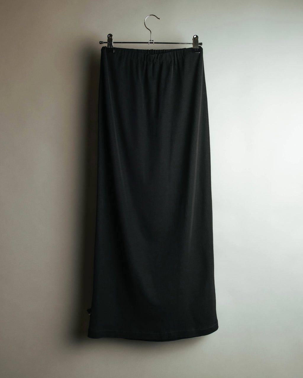 "Y's" Minimal black maxi skirt