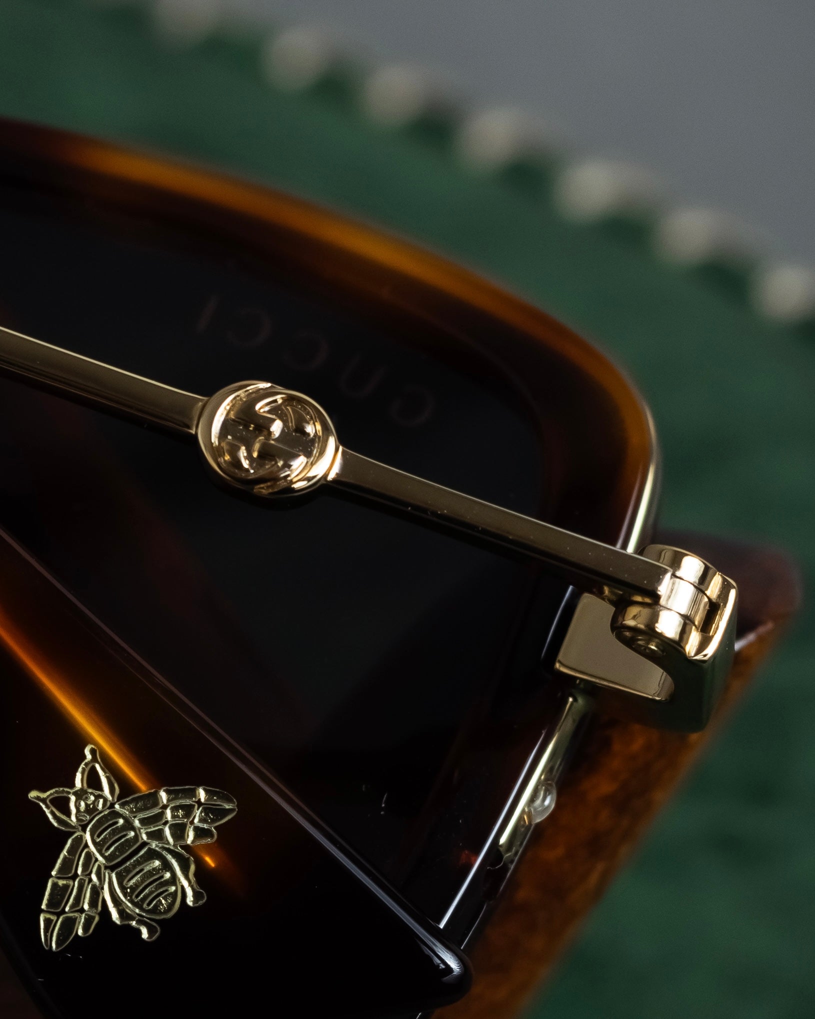 "GUCCI" Square butterfly over-frame sunglasses