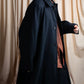 "Y's" Beautiful draping oversized long length soutien collar coat