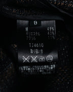 “TAE ASHIDA” 2008-2015 Structured border tweed jacket