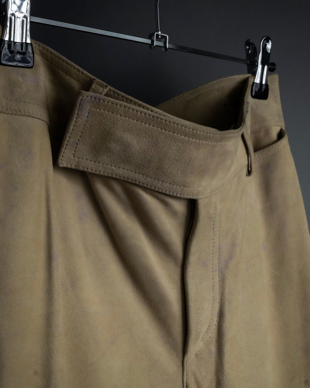 "GUCCI" Sand beige suede set up