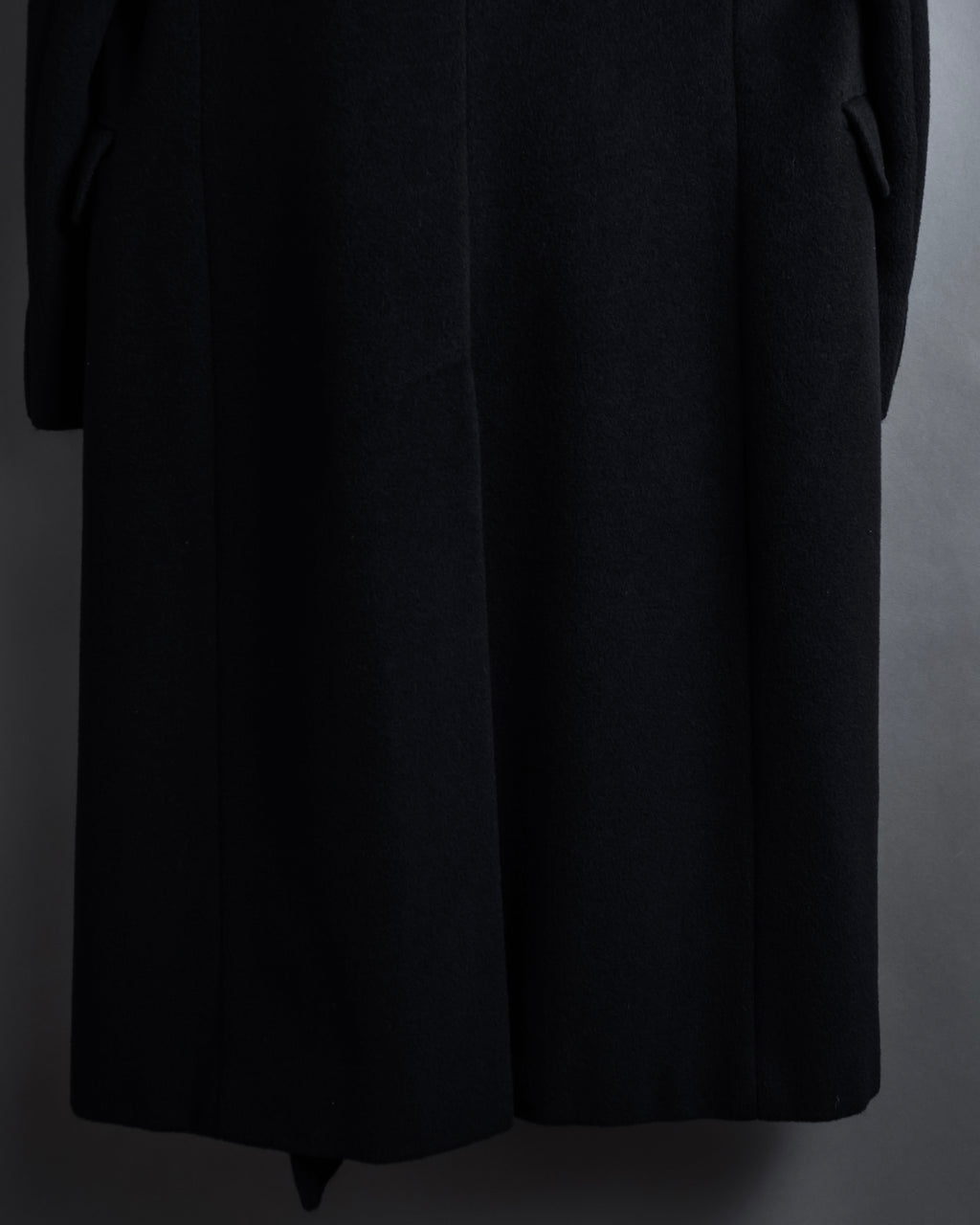 "Max Mara" 90's Asymmetrical front long chester coat