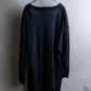 "Vintage deep V-neck long cardigan"