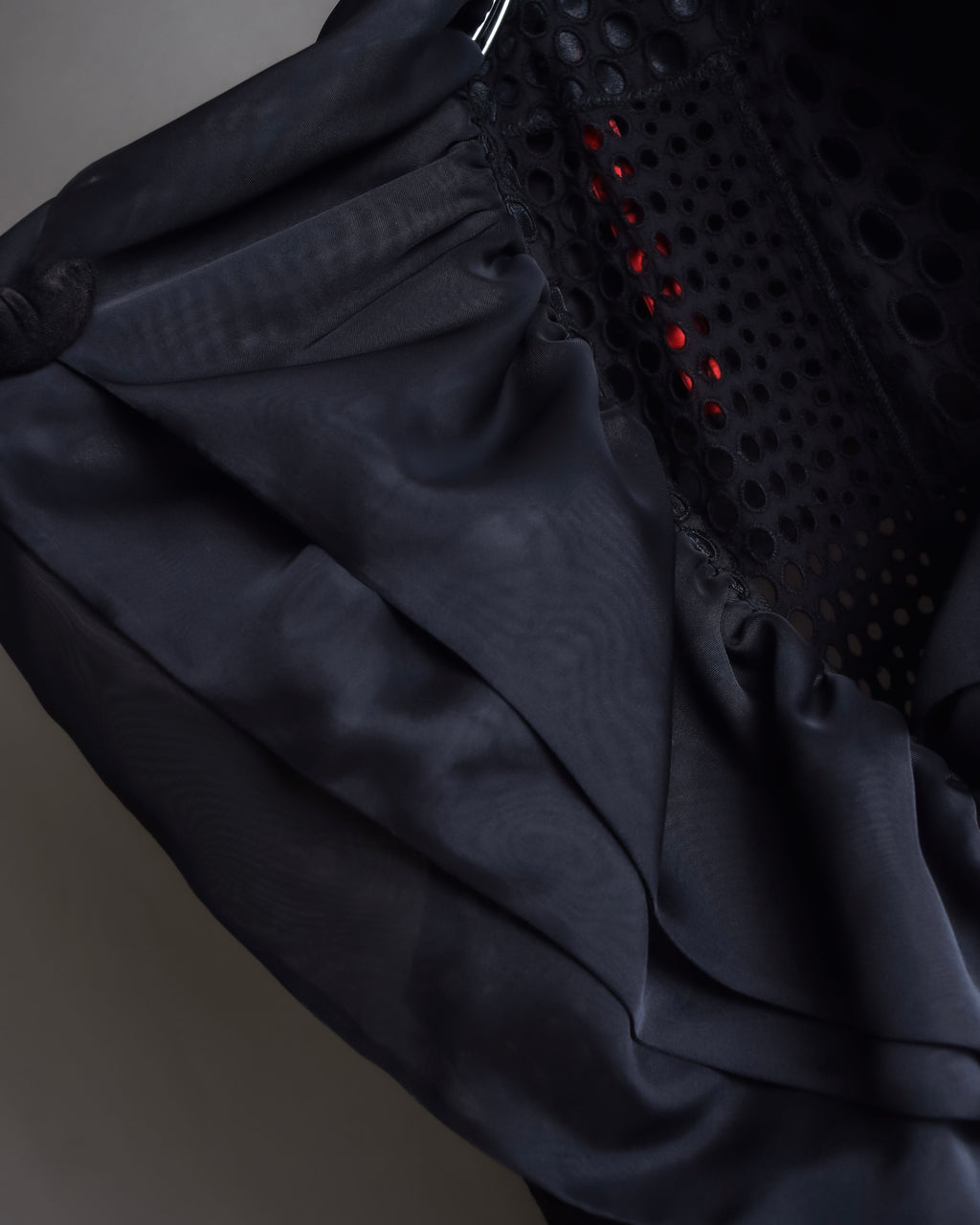 "NOKO OHNO" Layered organza frill embroidered dress