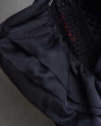 "NOKO OHNO" Layered organza frill embroidered dress