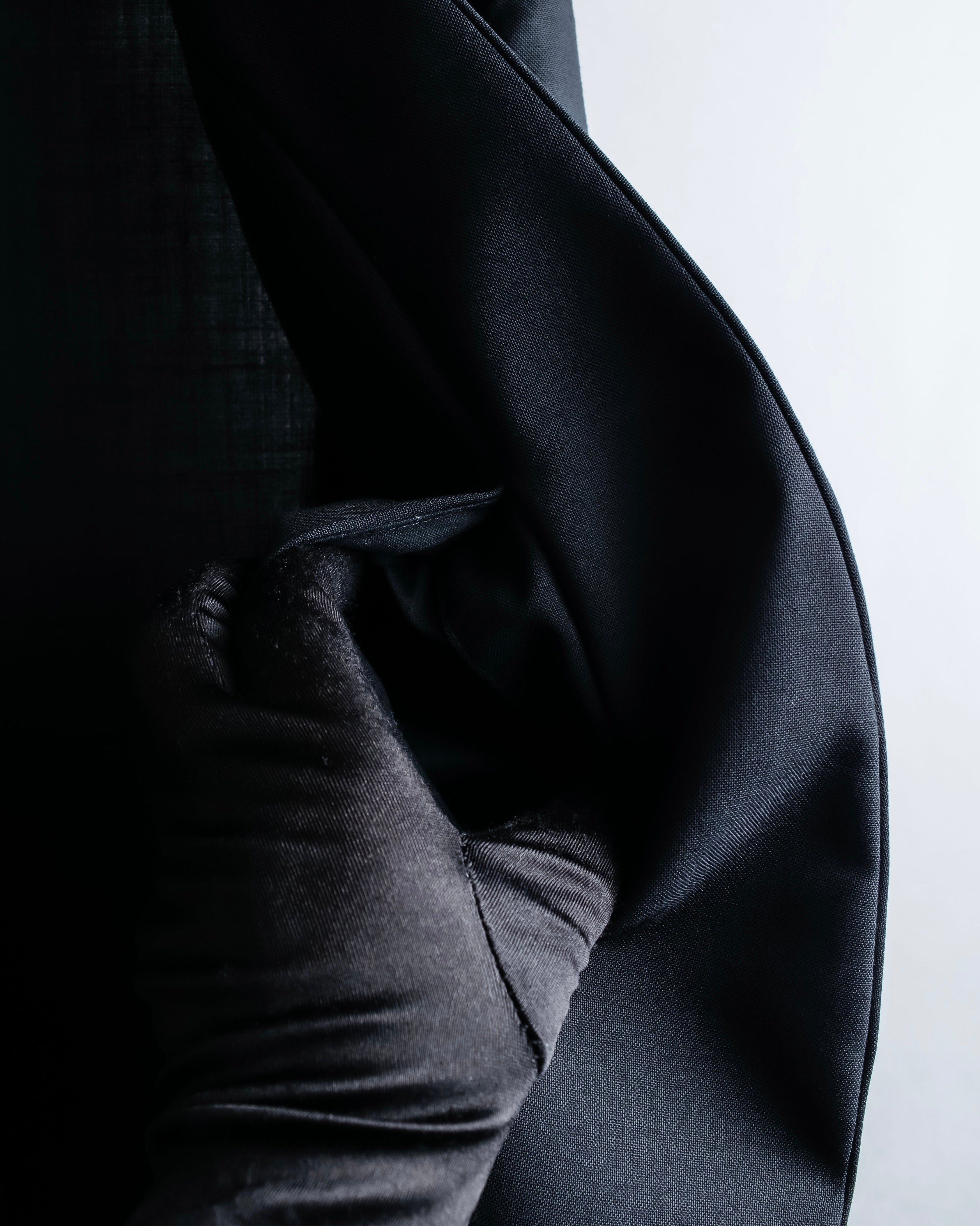 "MAISON MARGIELA" 20AW No-collar design wool tailored jacket