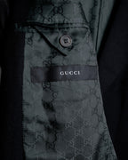 "GUCCI" 90's Tom Ford period classical tailored jacket