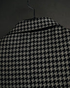 –SPECIAL– "SAINT LAURENT PARIS"
10’s Houndstooth leather-lapel peak blazer