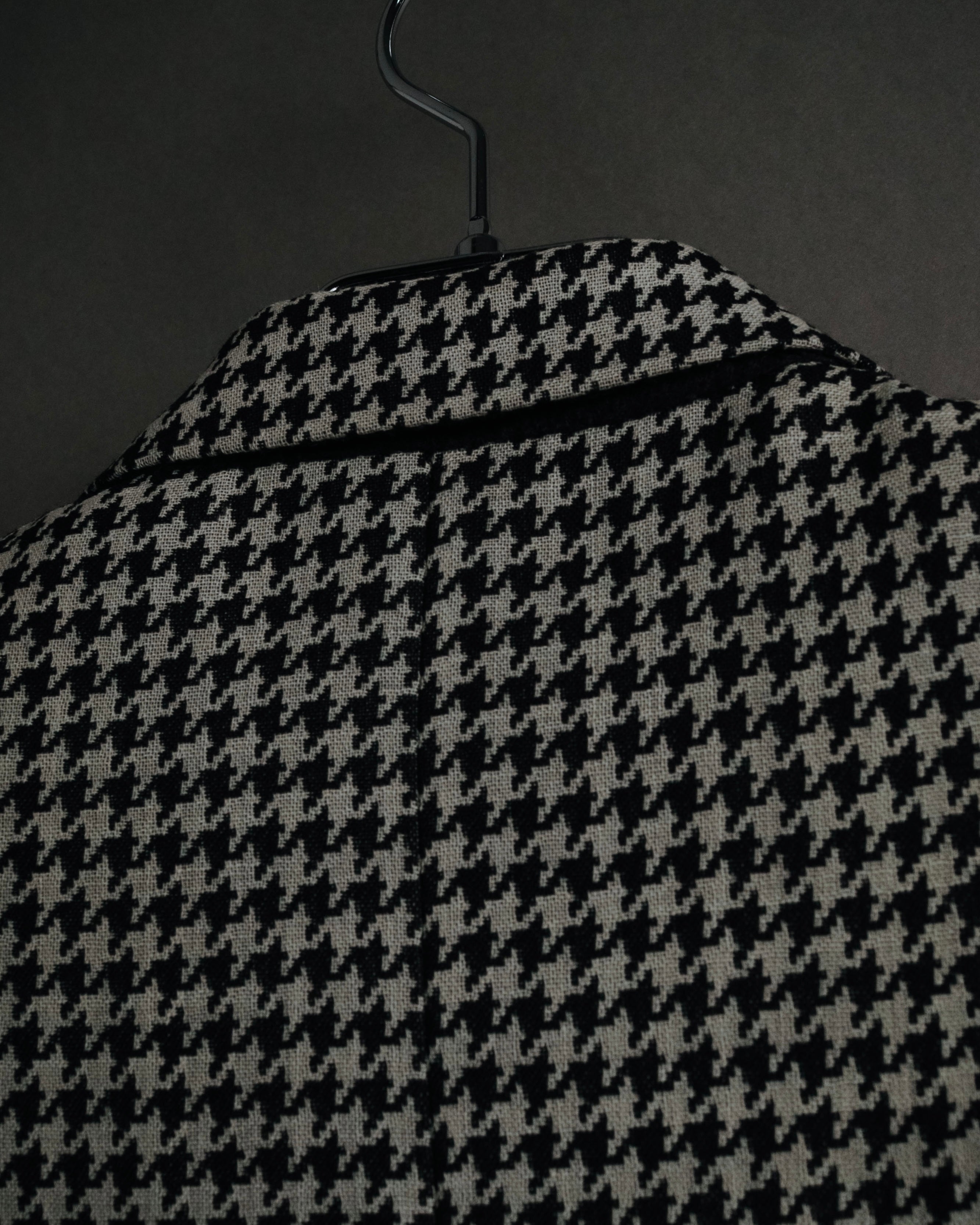 –SPECIAL– "SAINT LAURENT PARIS"
10’s Houndstooth leather-lapel peak blazer