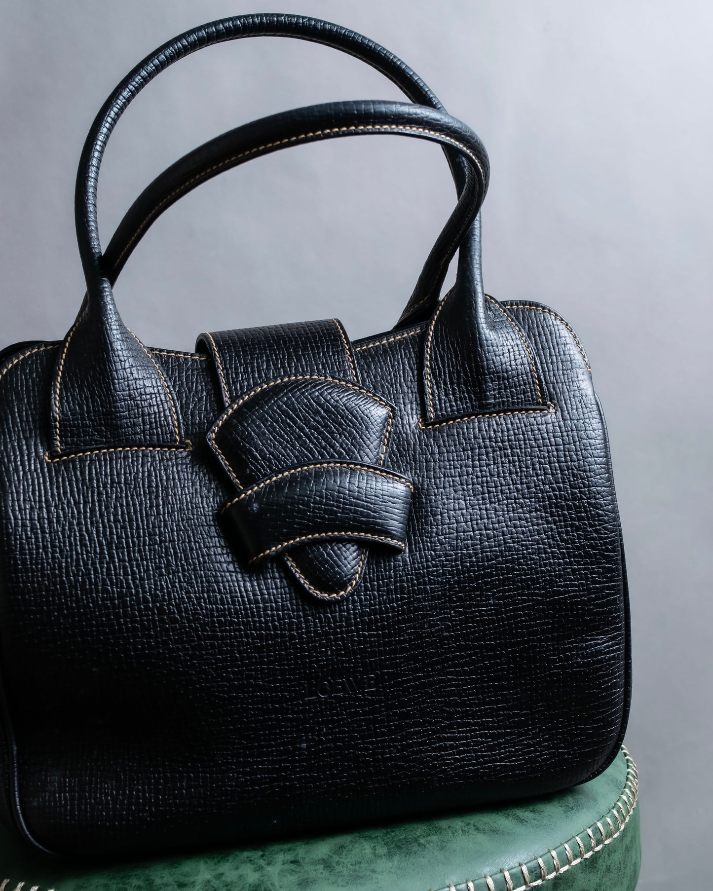 "LOEWE" Barcelona series grained leather handbag