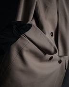 –SPECIAL– “Jean Paul GAULTIER FEMME” 90’s-00’s sculptural scarf collar tailored jacket