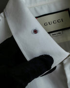 "GUCCI" Michele period iconic motif embroidered shirt