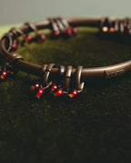 "Jean Paul Gaultier" 90's-00's Sculptural red bead bangle