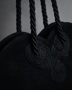 “Salvatore Ferragamo” 90’s Knot handle suede bag