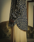 -SPECIAL- "Saint Laurent" 2019-2020 Polka dot silk long sleeve shirt