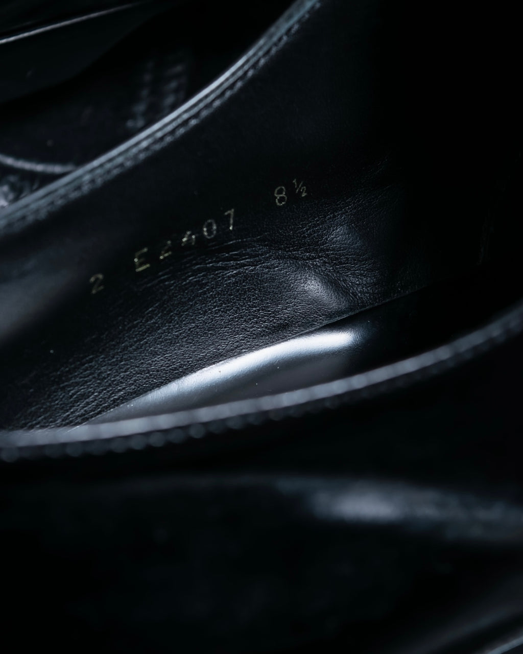 "PRADA" glossy leather formal shoes