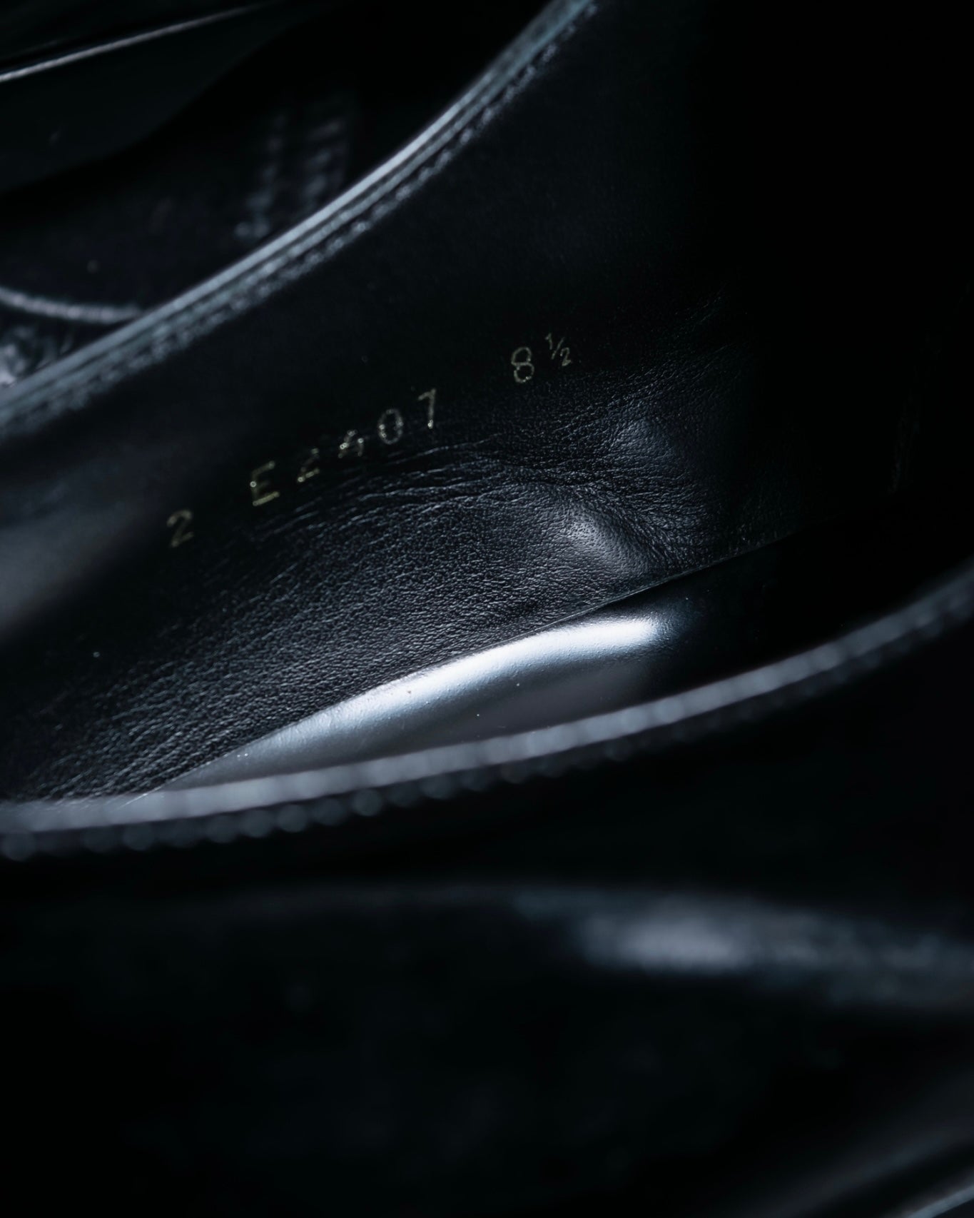 "PRADA" glossy leather formal shoes