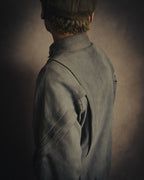 -SPECIAL- “LOEWE” 80’s-early 90’s Taupe suede leather blouson jacket