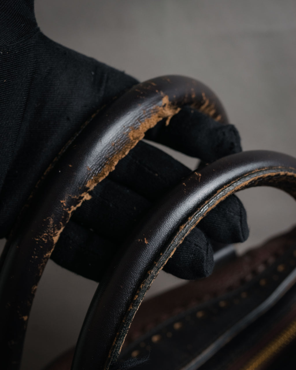 “BURBERRY” 2010’s Brogue tassel leather bag