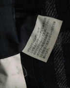 "COMME des GARÇONS HOMME"
90's Oversized wool checked tailored jacke