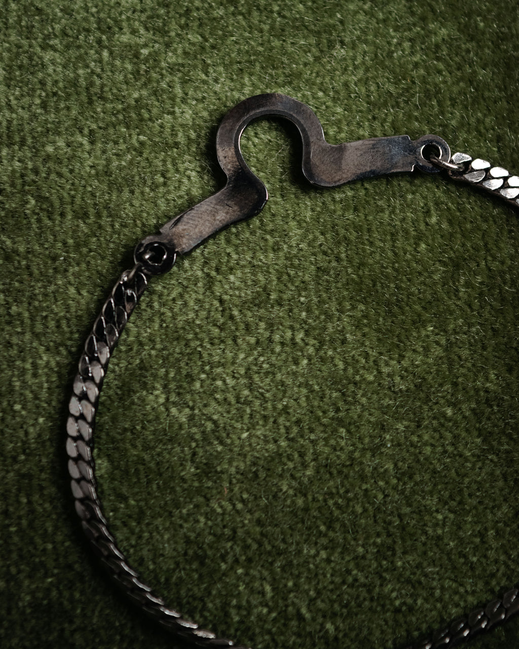 “Christian Dior” 70’s-80’s Horsebit motif chain bracelet