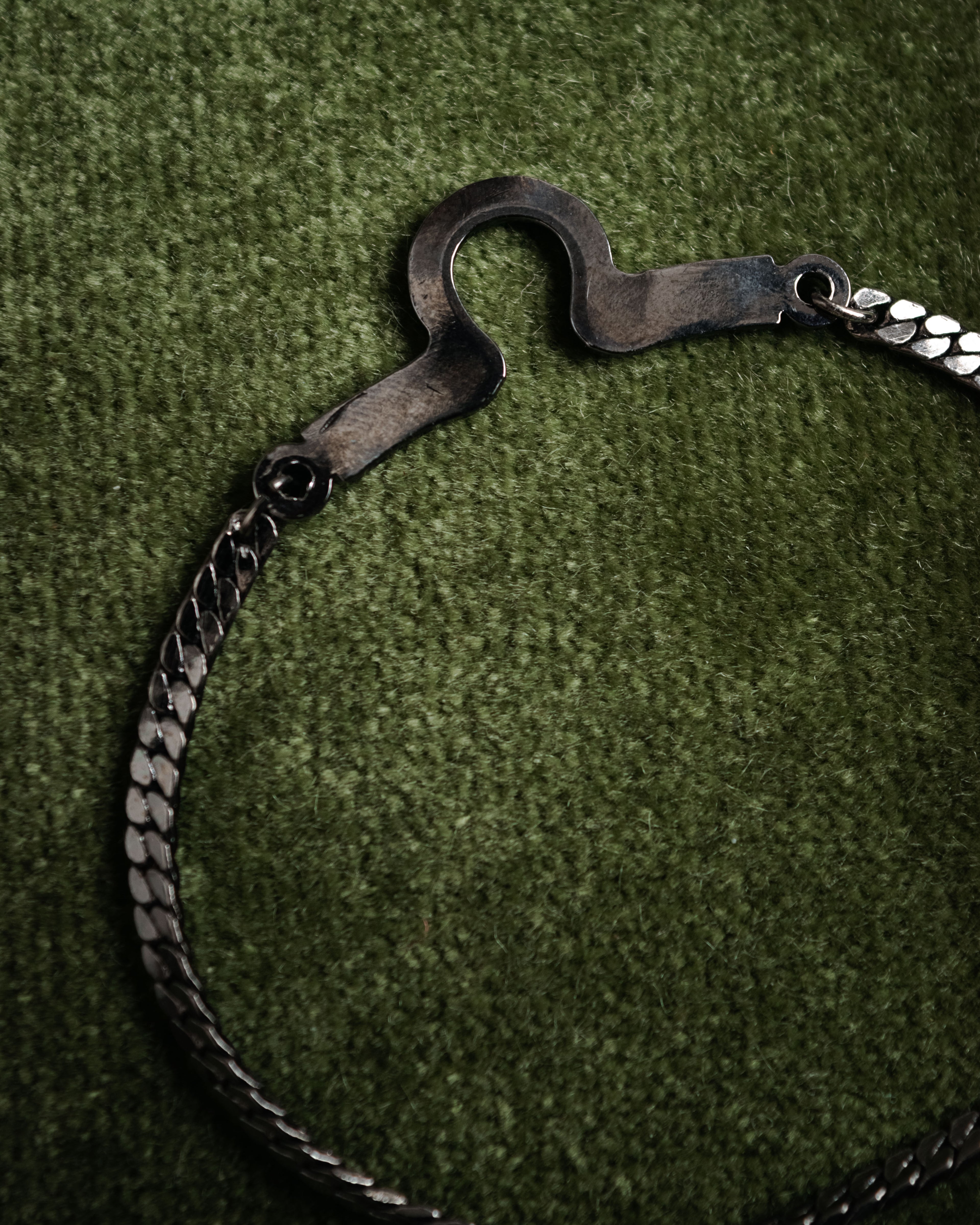 “Christian Dior” 70’s-80’s Horsebit motif chain bracelet