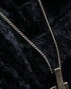 "GUCCI" Cross motif silver 925 necklace