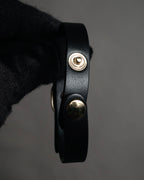 “Salvatore Ferragamo” 2010’s Vara ribbon leather bracelet