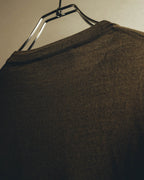 “HERMÈS” 90’s-00’s Extra-fine merino wool crewneck knit