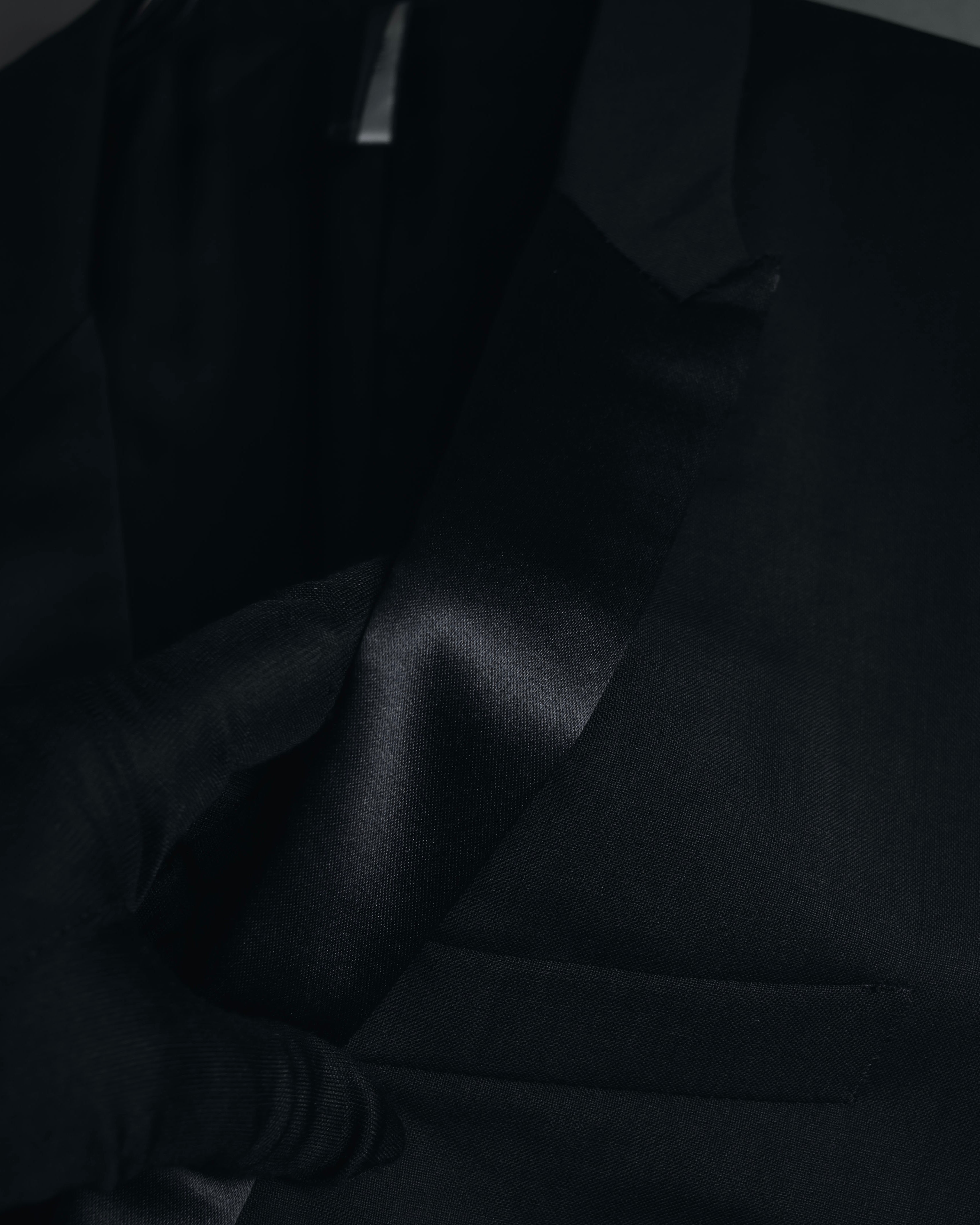 "Dior Homme" Chris Van Assche design satin lapel tuxedo set up