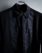 "FENDI" Pick stitch design fly front shirt
