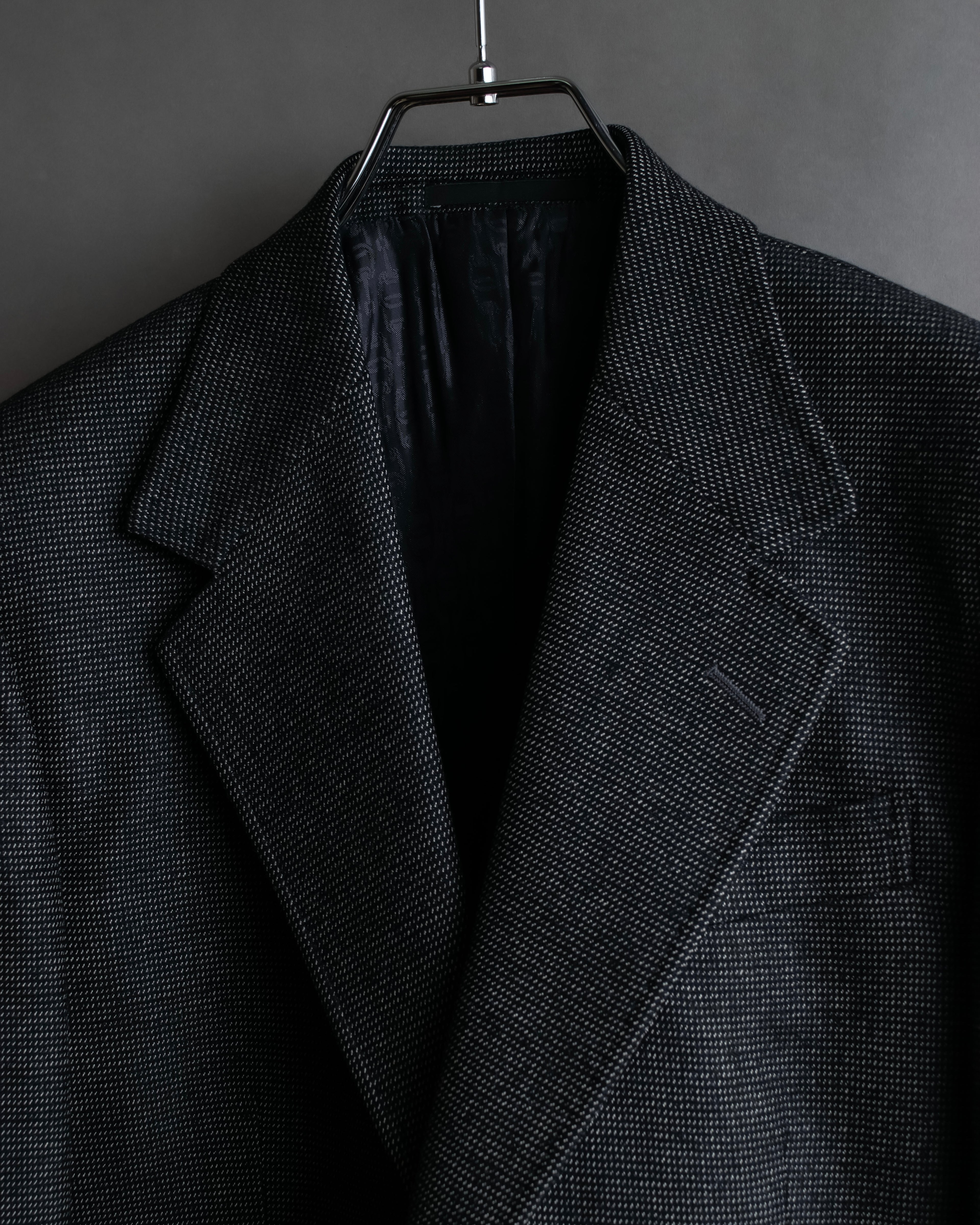 "GUCCI" 90's Tom Ford period bird eye weave set up