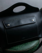 "BURBERRY" Suede switching design 2way shoulder bag