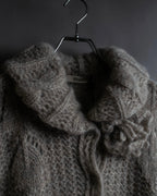 "ERMANNO SCERVINO" Three-dimensional knit long cardigan