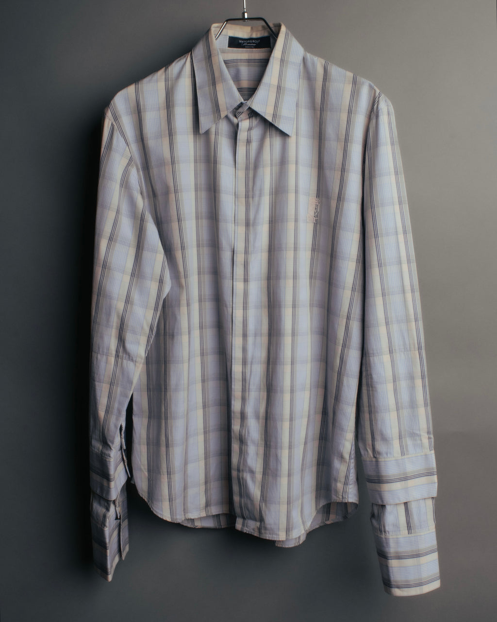 “VIKTOR & ROLF Monsieur” 00’s-10’s checked cotton dress shirt