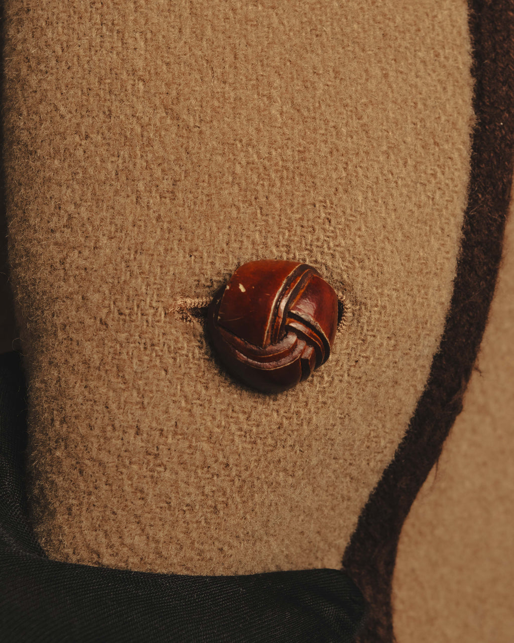 "Burberrys" 80's-90's Classic piped wool coat
