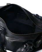 LOEWE/ Anagram 2 Way Mini Boston Hand Bag Metallic Black
