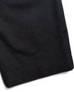 HERMES/ Straight Silhouette Wool Tuck Trousers