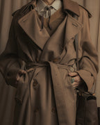 -SPECIAL- "Burberrys" 90's Collar switching two-tone trench coat