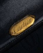 "Cartier" 80’s-90’s sculptural clasp chain shoulder bag