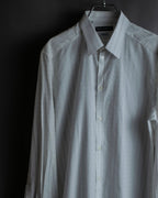 "Dolce & Gabbana" Grid stitch broadcloth shirt