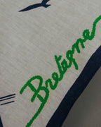 "Vintage" Souvenir de bretagne marine scarf