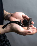 “PRADA” Minimalist Baroque black sunglasses