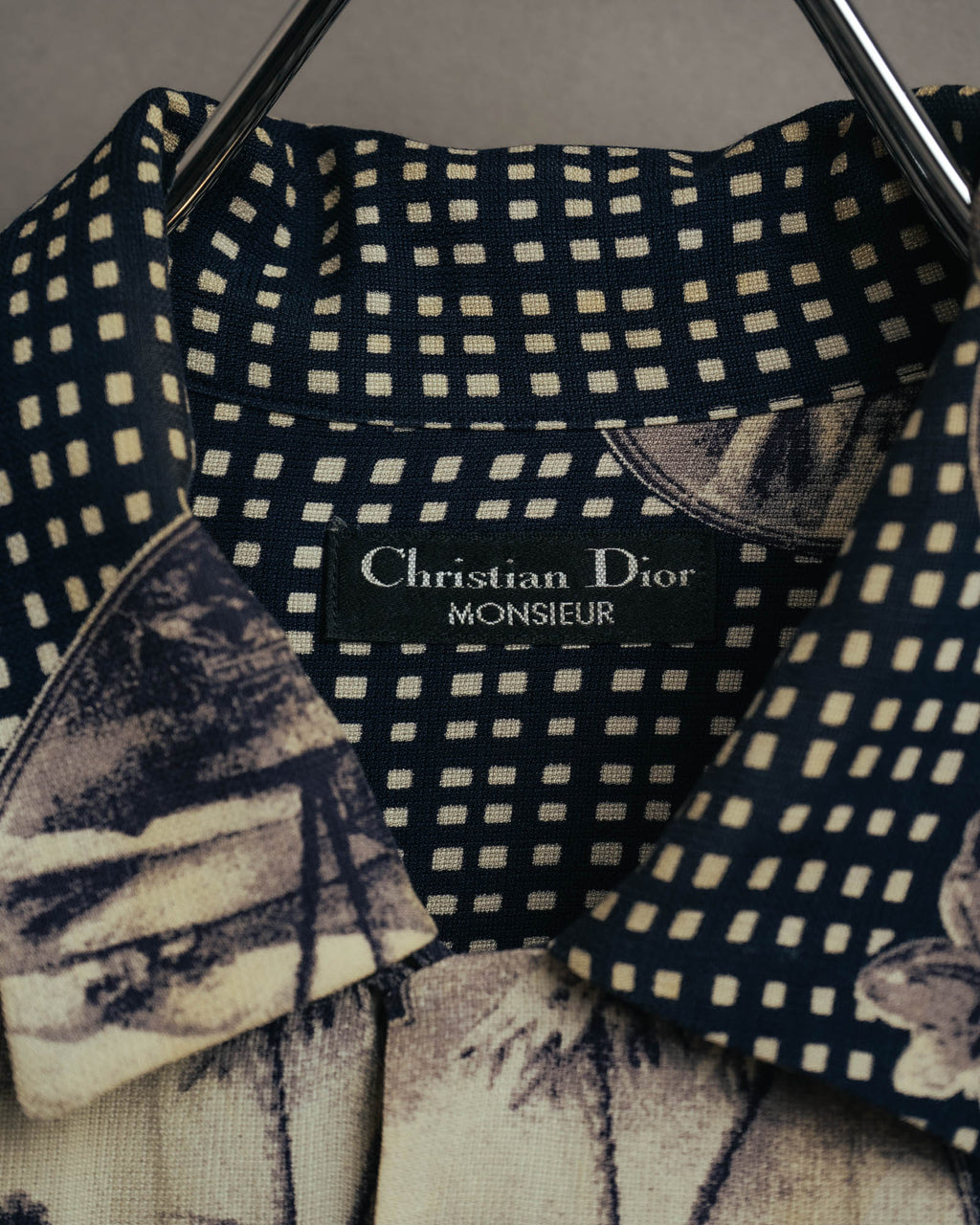 –SPECIAL– “Christian Dior” 80’s-90’s archival toile print shirt