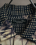 –SPECIAL– “Christian Dior” 80’s-90’s archival toile print shirt