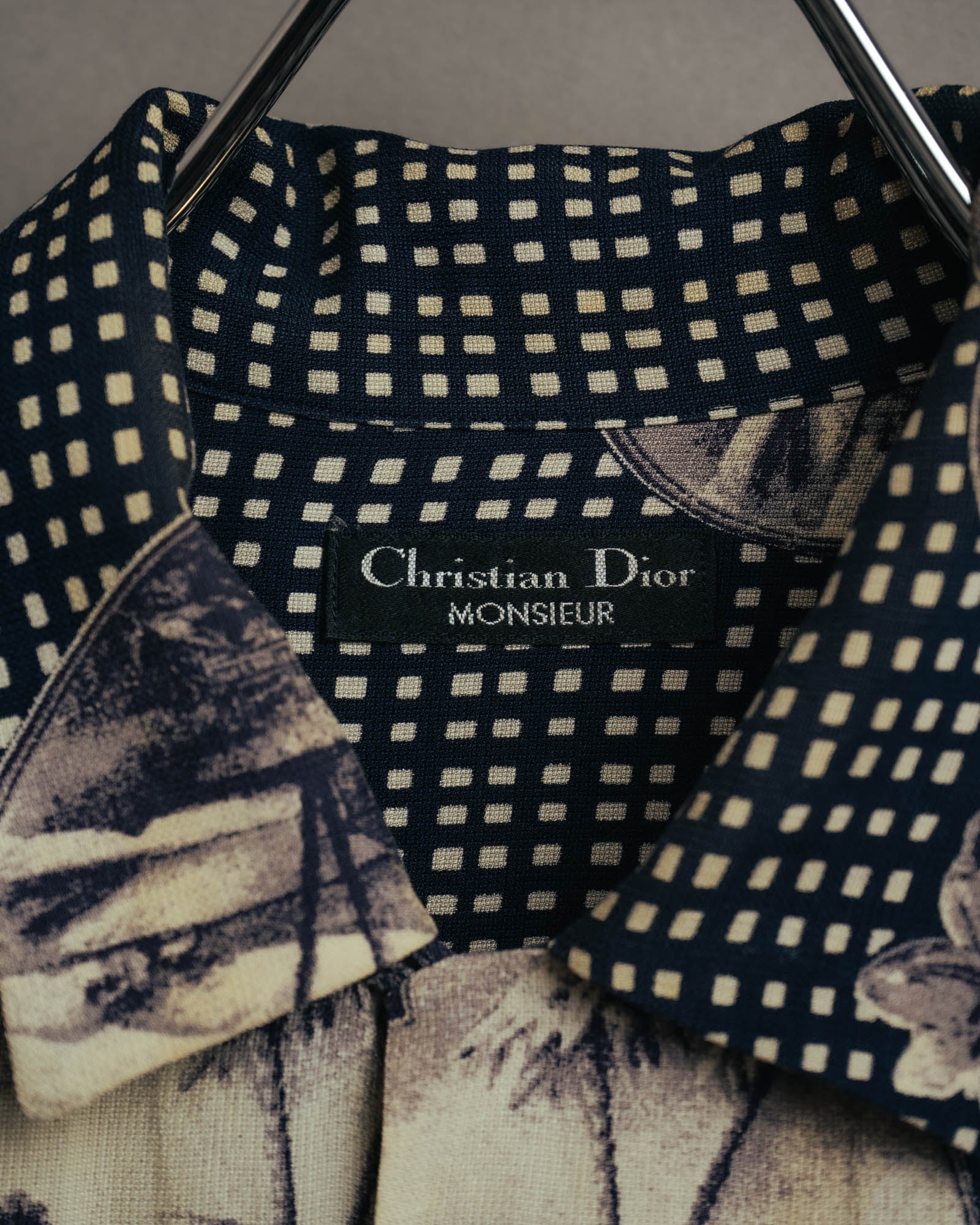 –SPECIAL– “Christian Dior” 80’s-90’s archival toile print shirt
