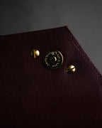 “Christian Dior” 1980’s-1990’s CD logo envelope chain bag